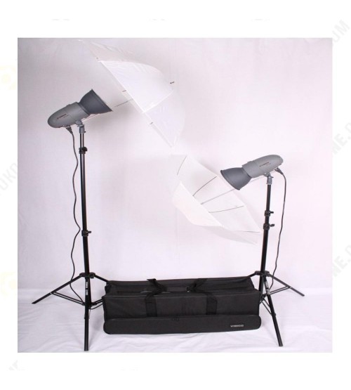 Visico VL-100 Plus Umbrella Kit 2 Flash Head